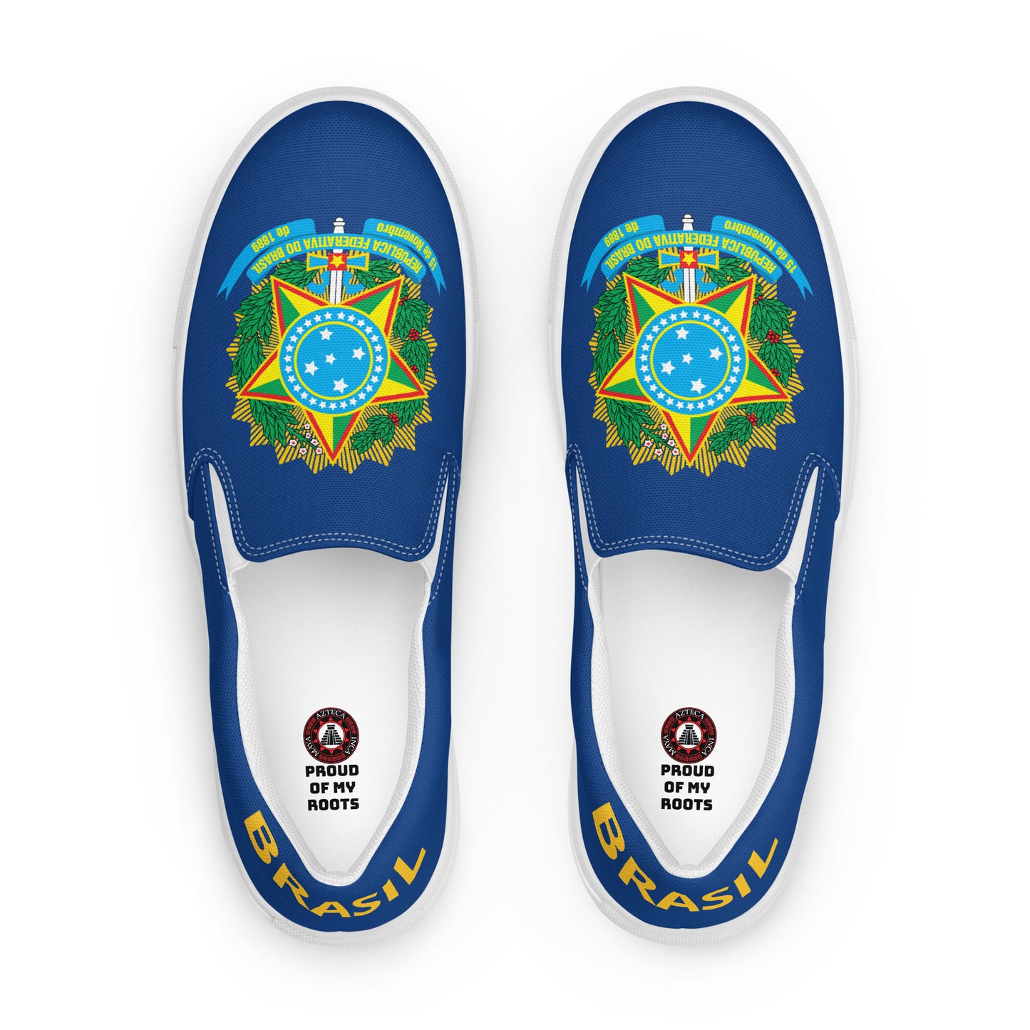 Brasil - Hombre - Azul - Zapatos Slip-on
