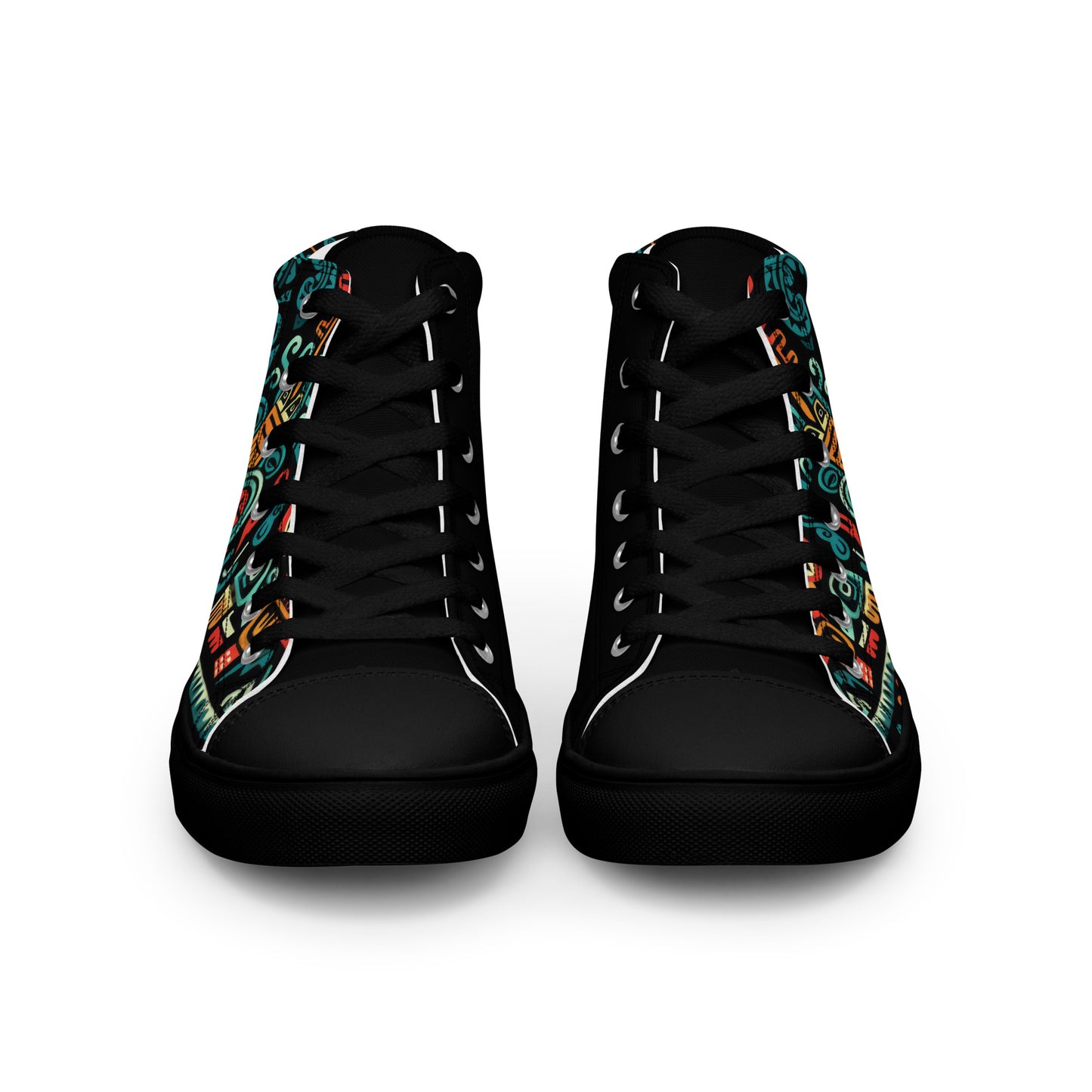 Diseño Ticualtzin - Men - Black - High top shoes