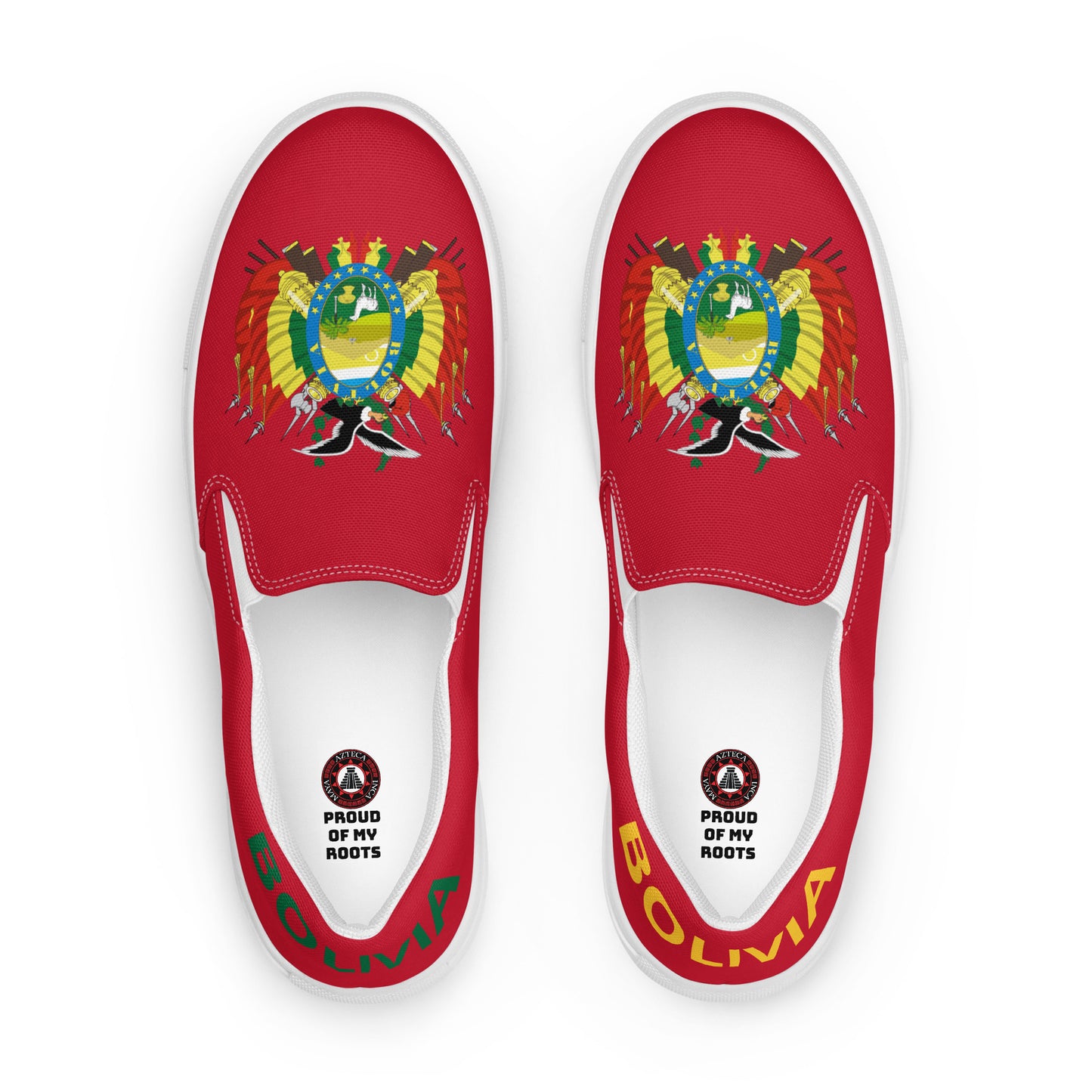 Bolivia - Men - Red - Slip-on shoes