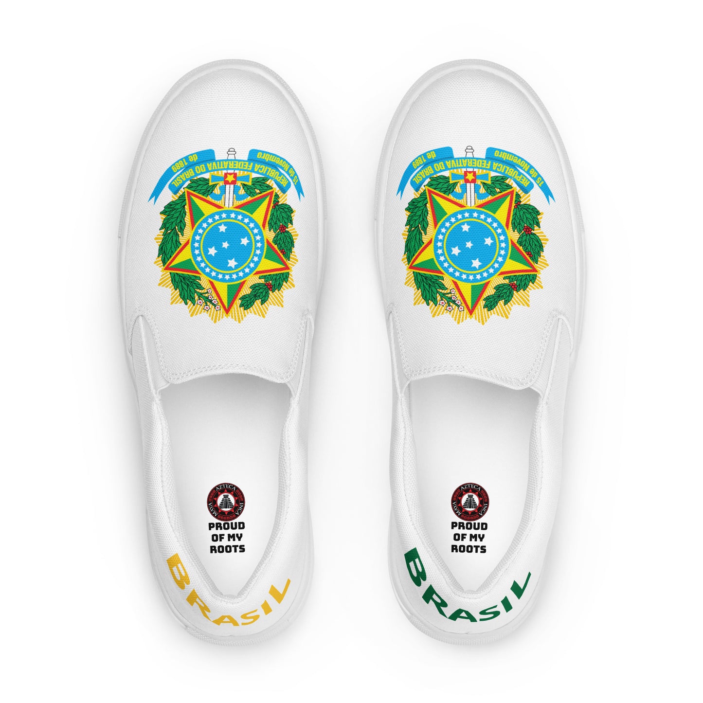 Brasil - Men - White - Slip-on shoes