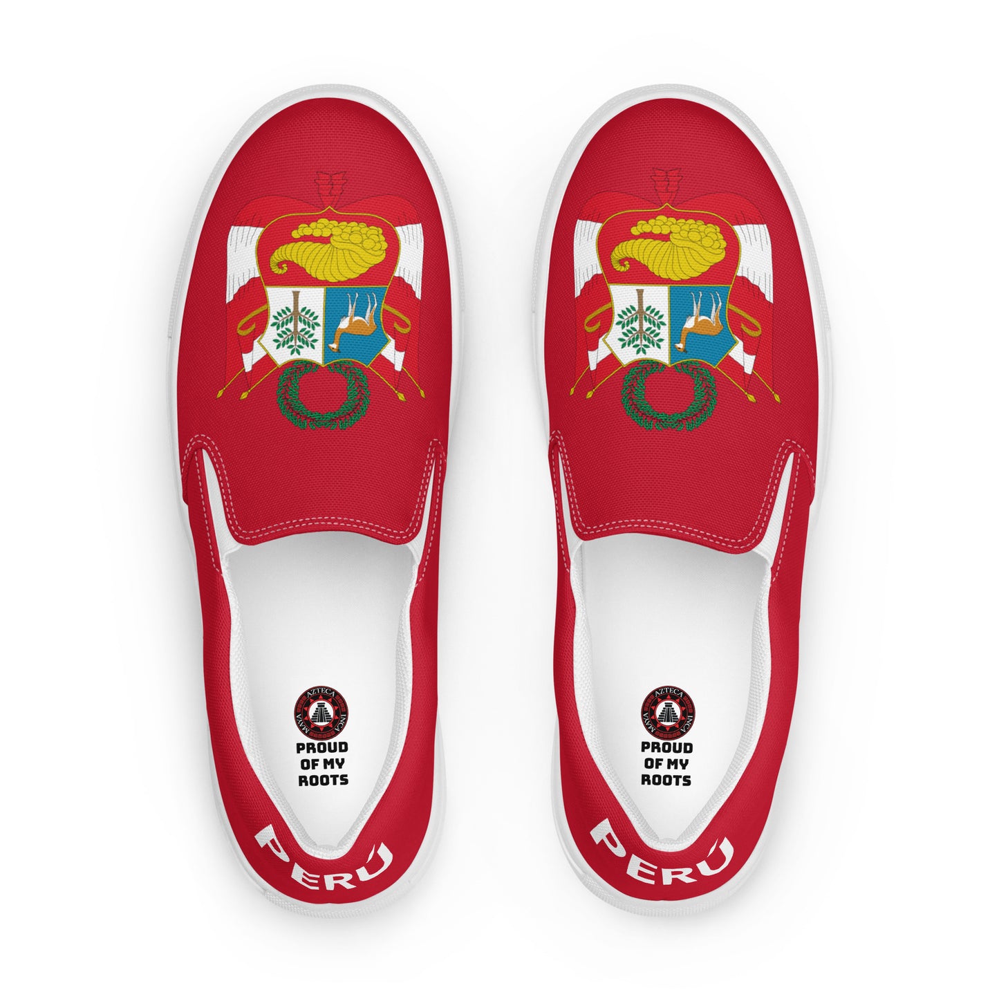 Perú - Men - Red - Slip-on shoes