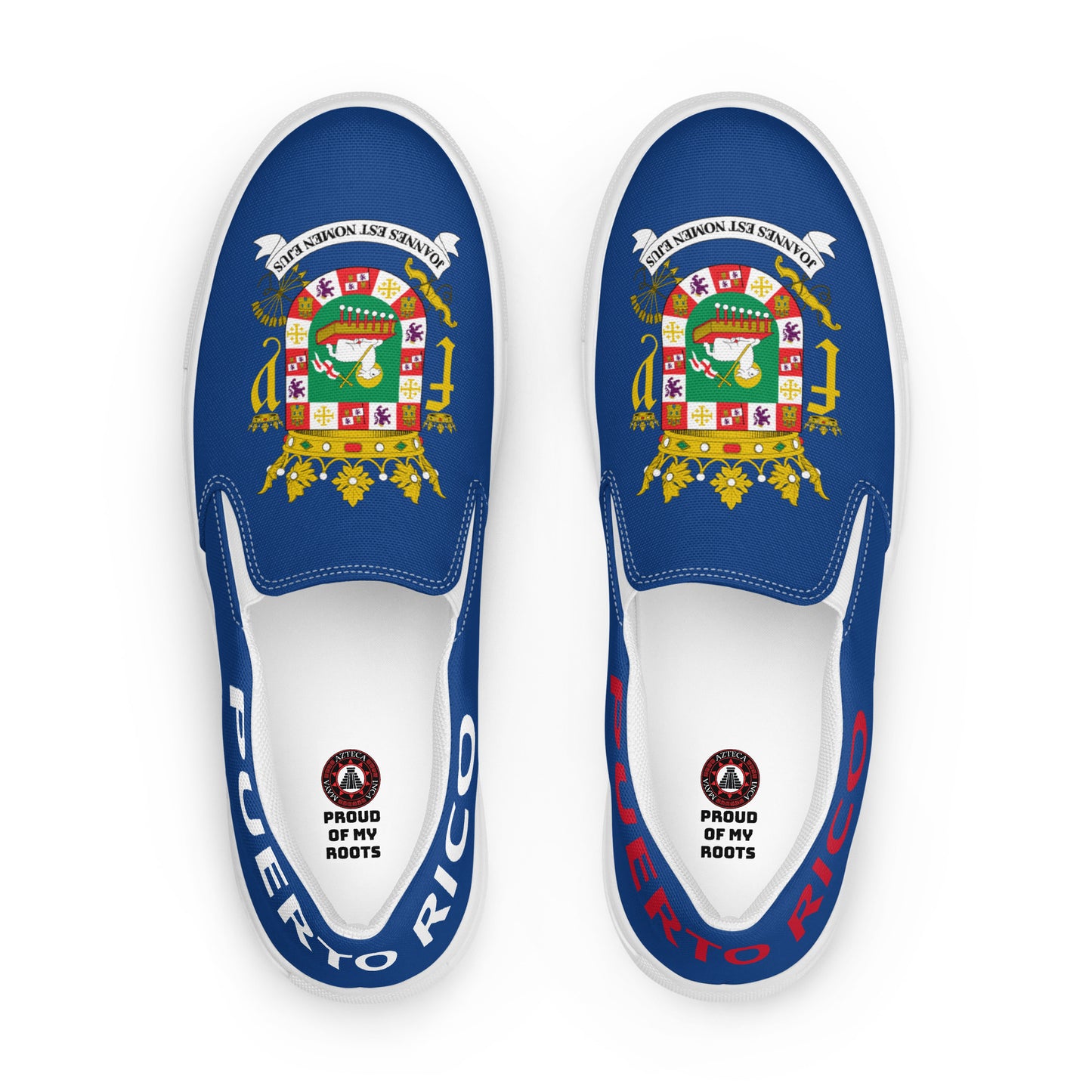 Puerto Rico - Men - Blue - Slip-on shoes