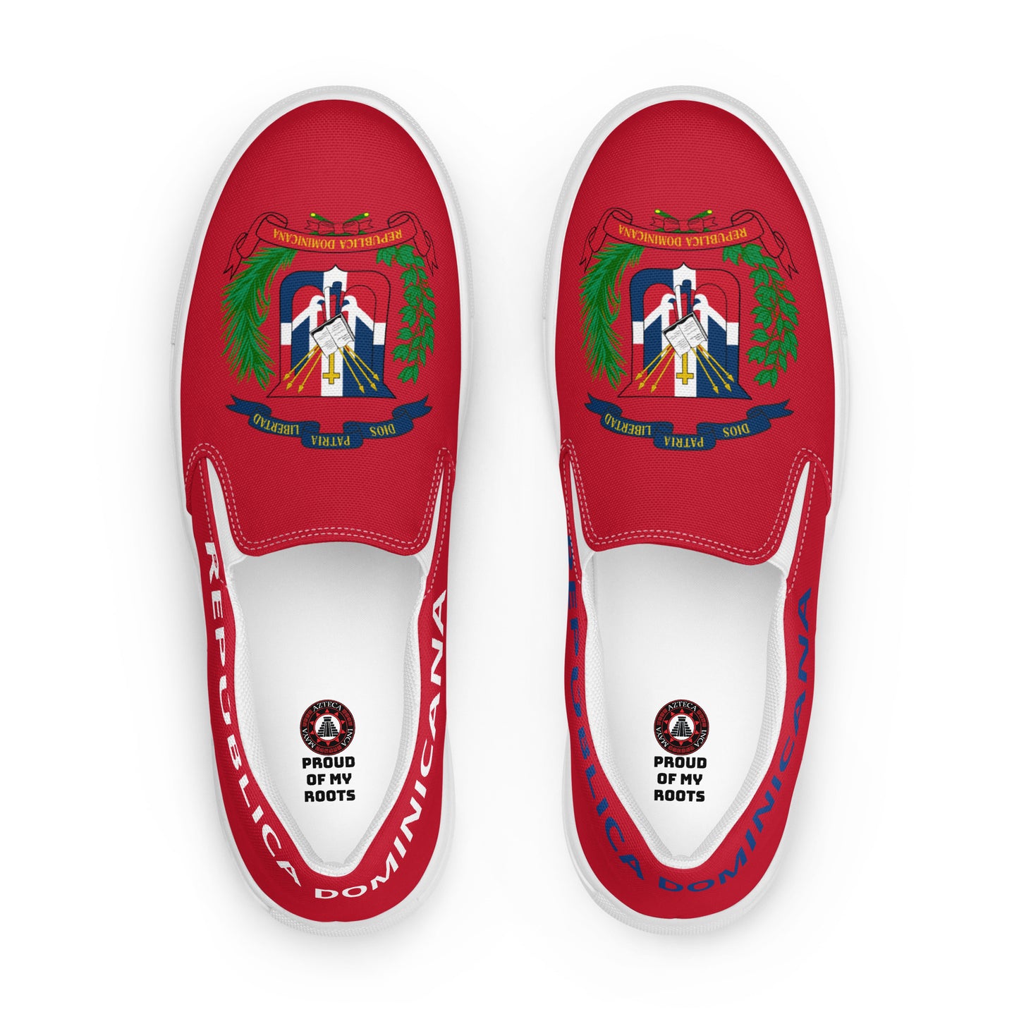 República Dominicana - Men - Red - Slip-on shoes