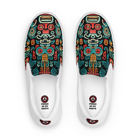 Diseño Ticualtzin - Men - White - Slip-on shoes