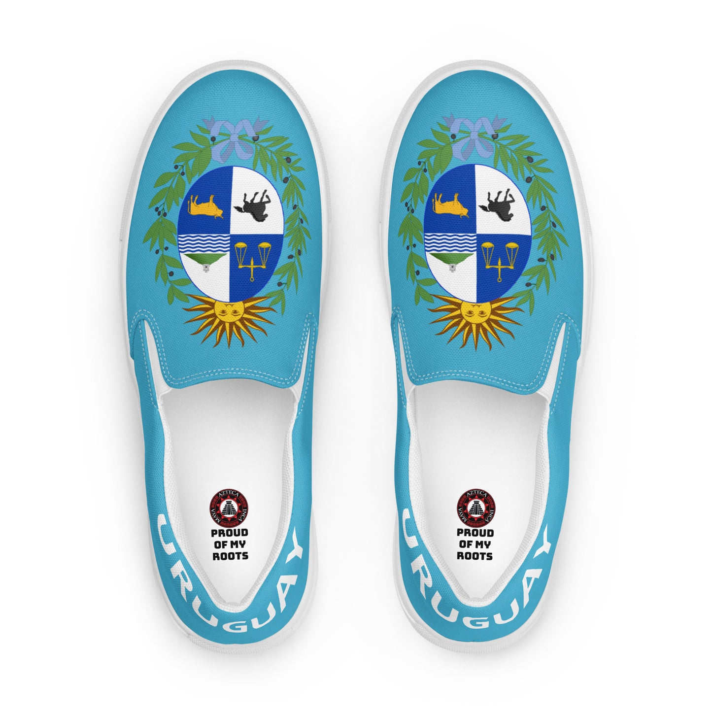 Uruguay - Men - Sky - Slip-on shoes