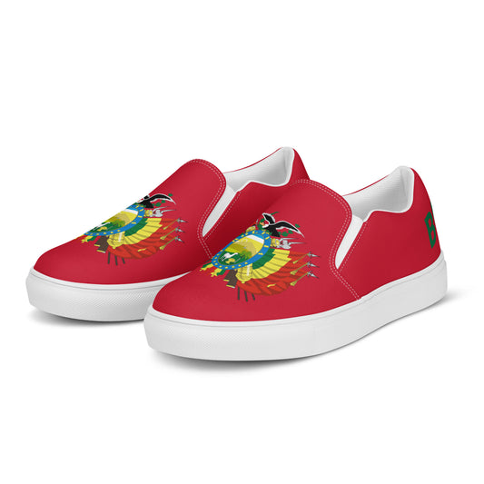 Bolivia - Men - Red - Slip-on shoes