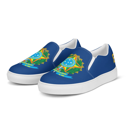Brasil - Men - Blue - Slip-on shoes