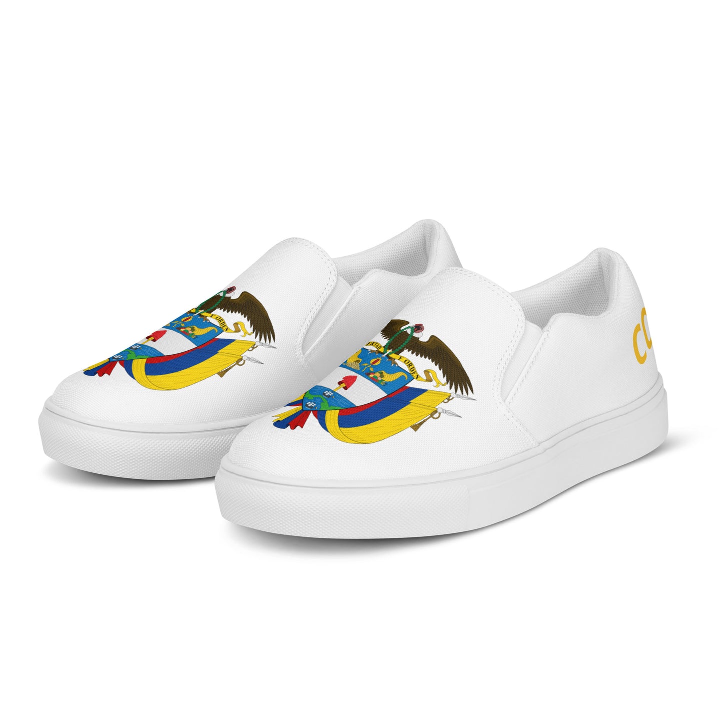 Colombia - Men - White - Slip-on shoes