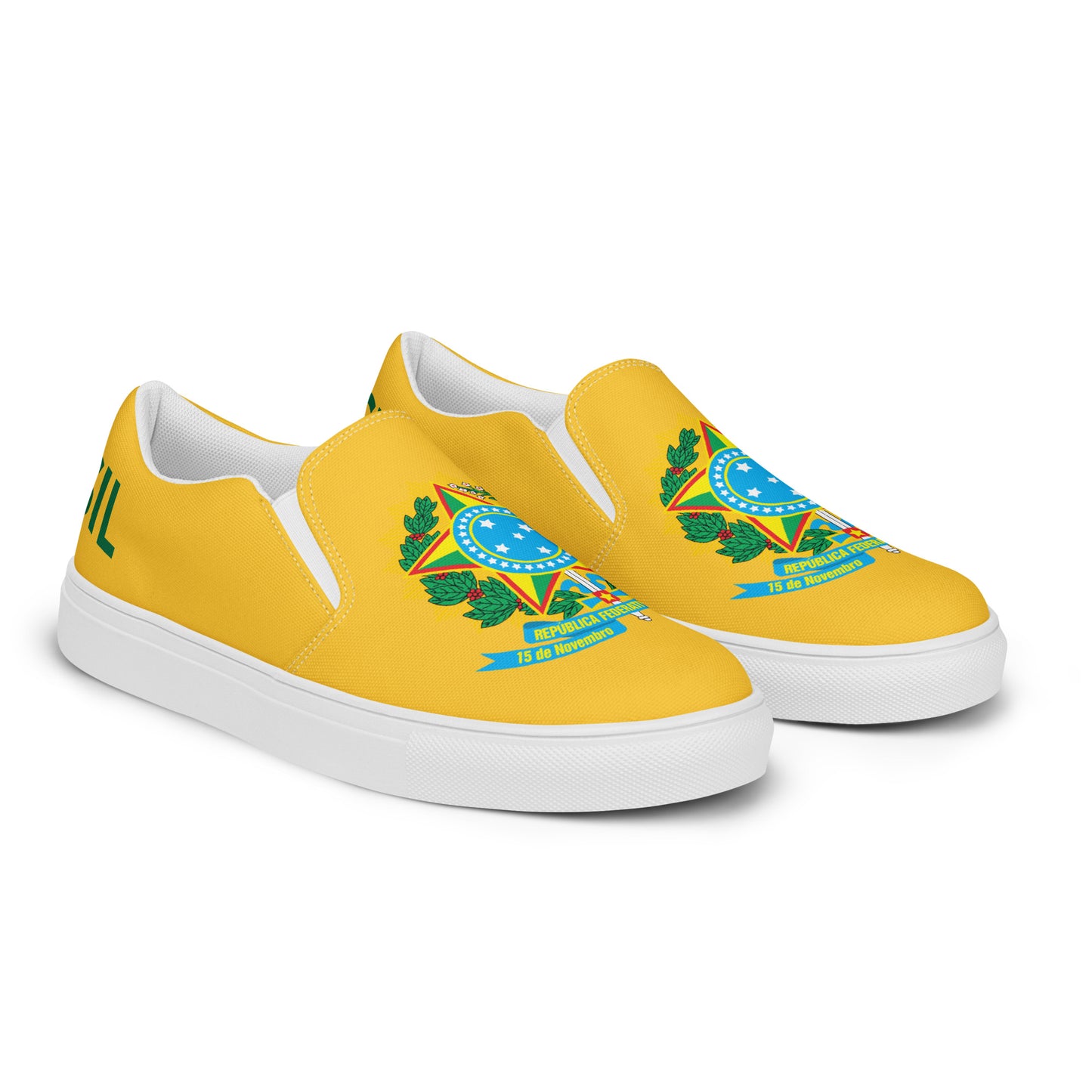 Brasil - Men - Yellow - Slip-on shoes