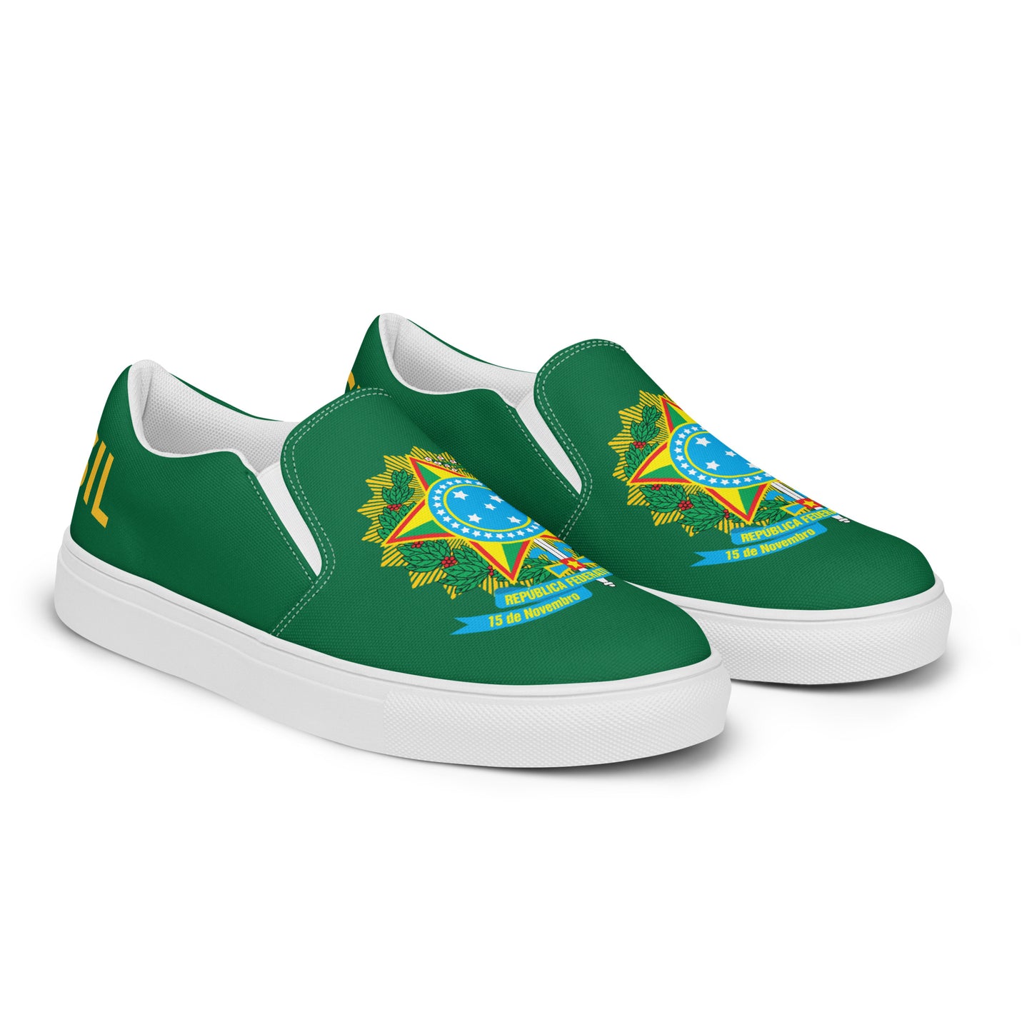 Brasil - Men - Green - Slip-on shoes