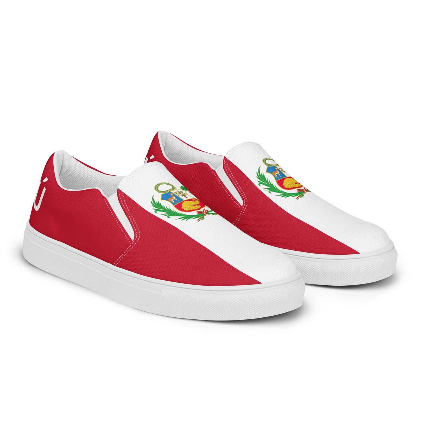 Perú - Hombre - Bandera - Zapatos Slip-on