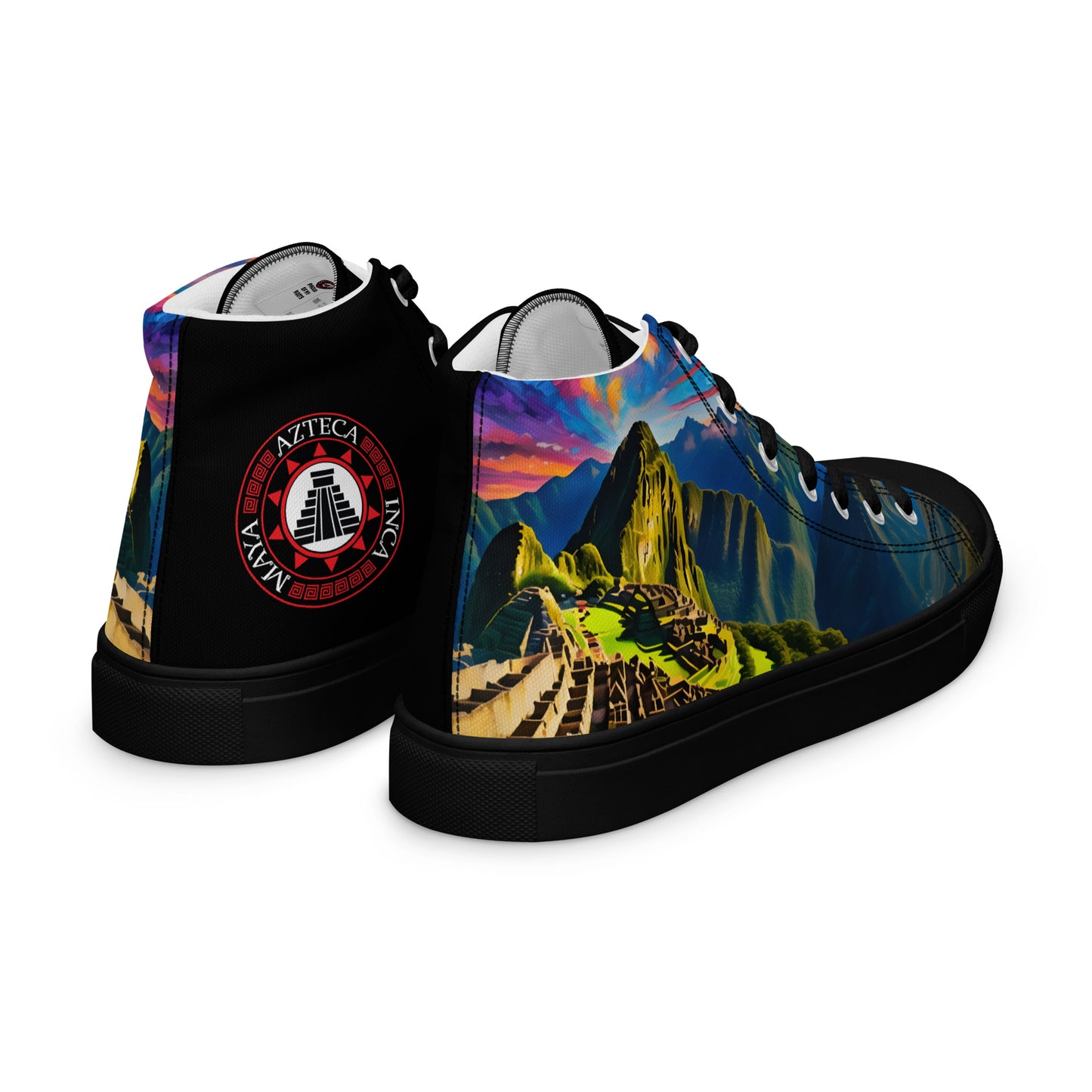 Machu Picchu - Vitral - Mujer - Negro - Zapatos High top