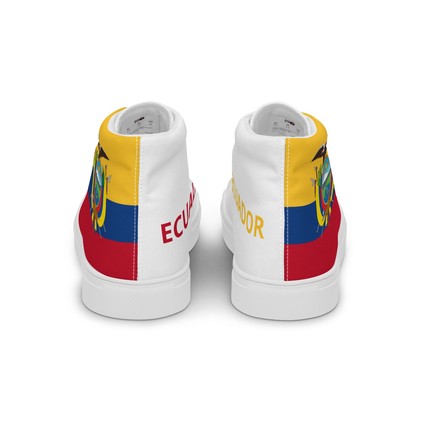 Ecuador - Mujer - Bandera - Zapatos High top