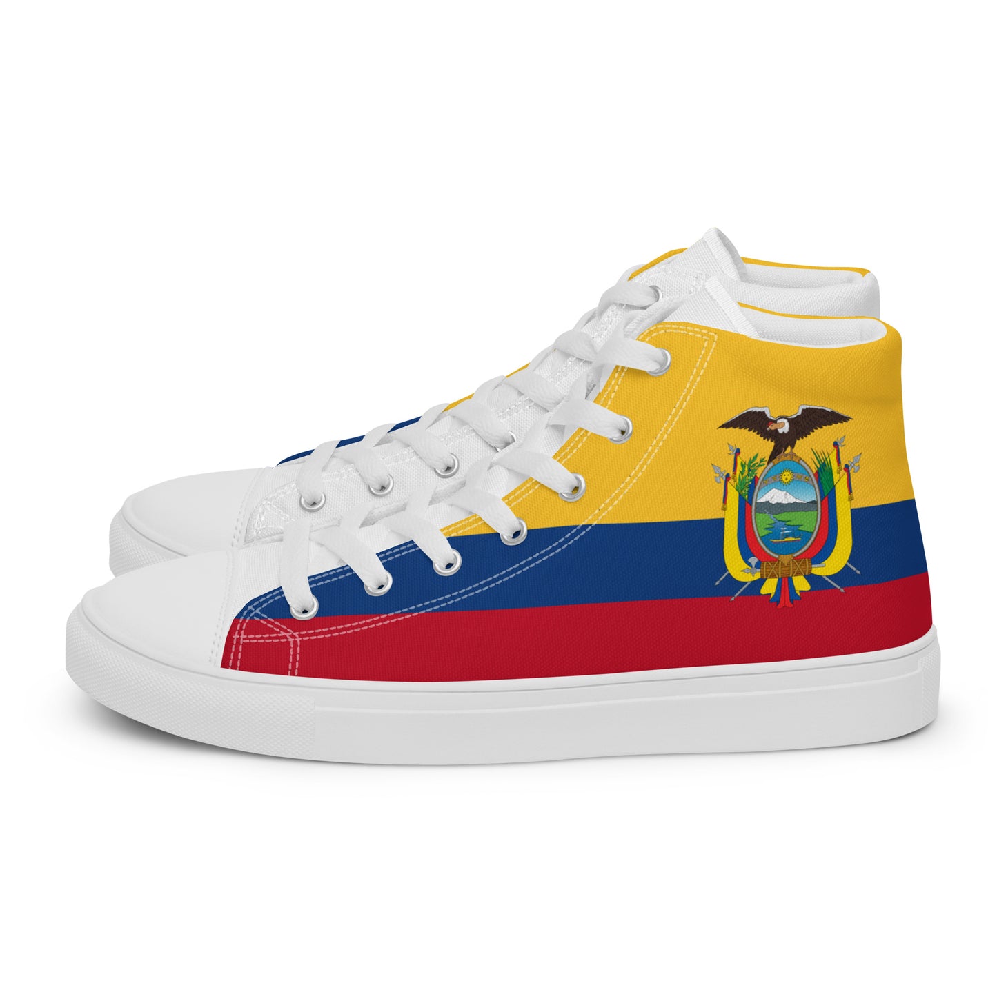 Ecuador - Mujer - Bandera - Zapatos High top