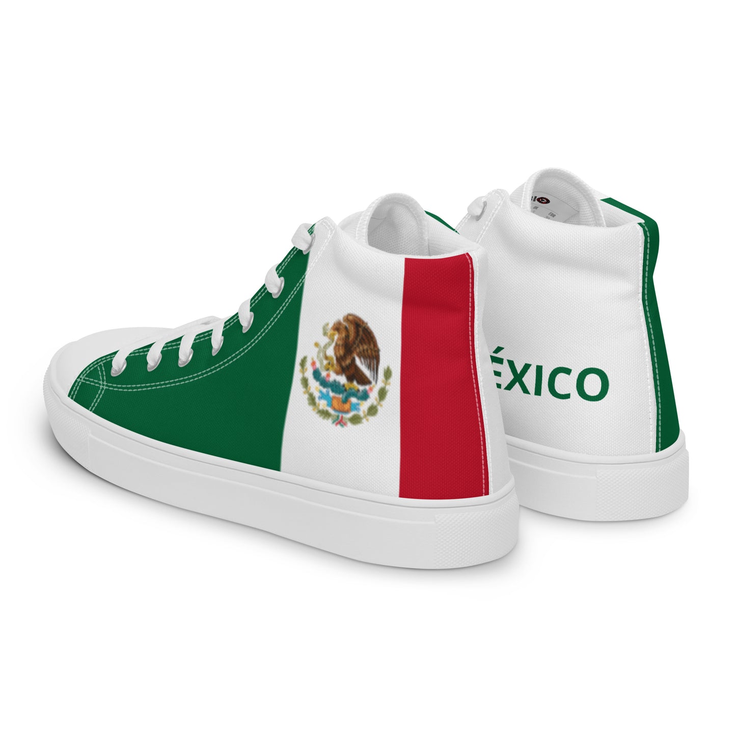 México - Mujer - Bandera - Zapatos High top