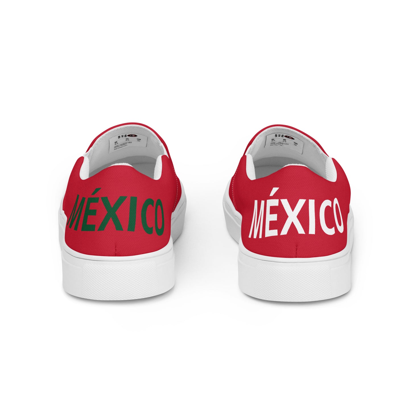México - Women - Red - Slip-on canvas shoes