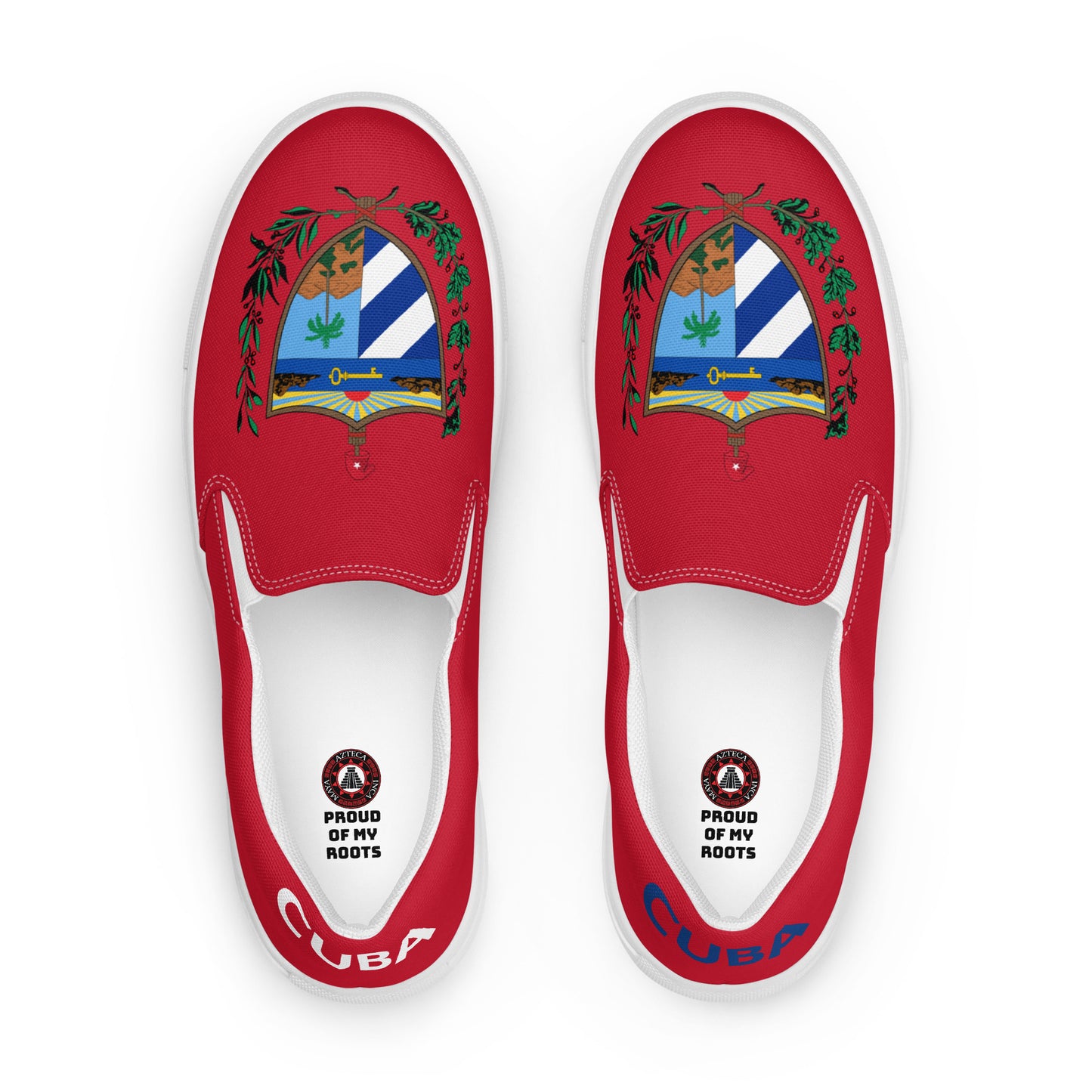 Cuba - Women - Red - Slip-on shoes