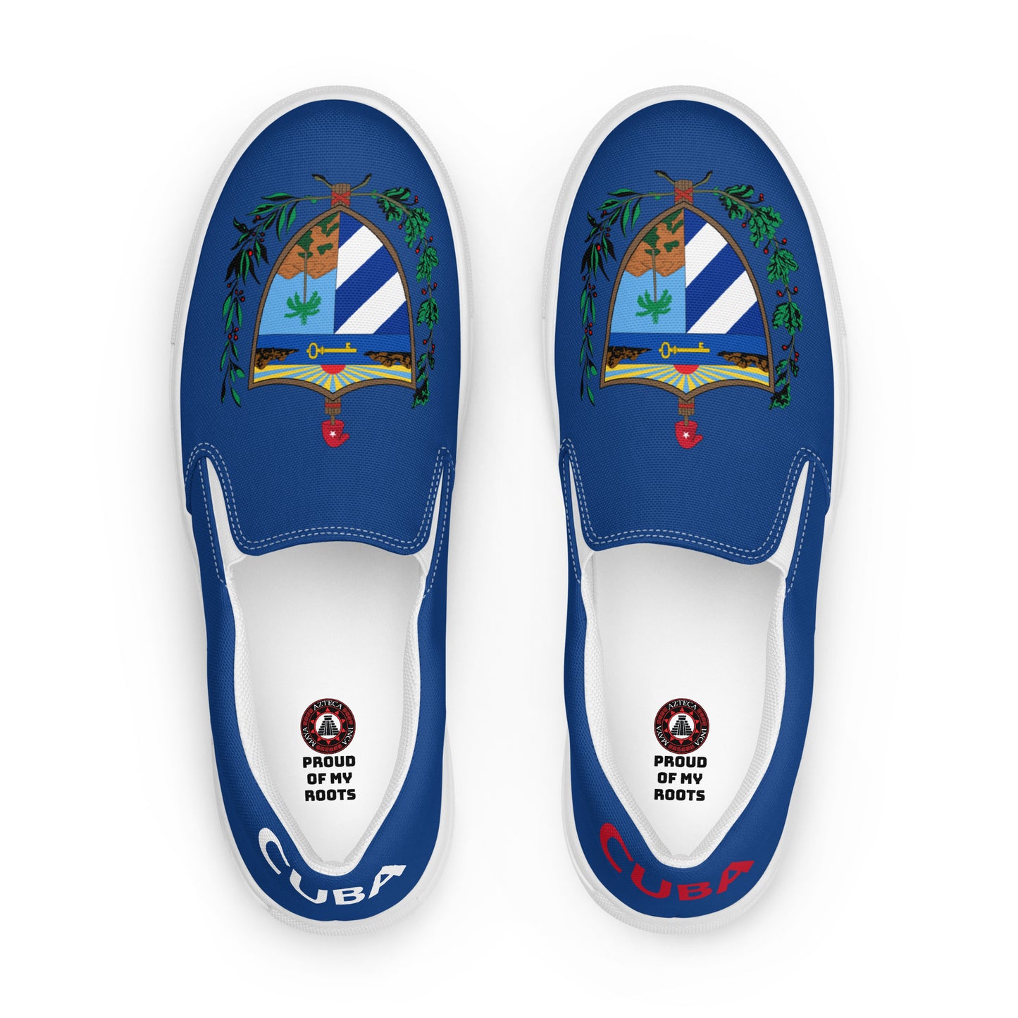 Cuba - Women - Blue - Slip-on shoes