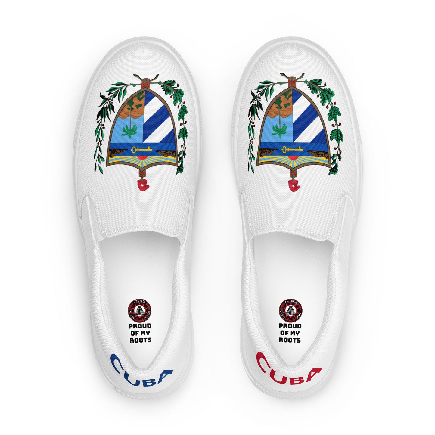 Cuba - Women - White - Slip-on shoes