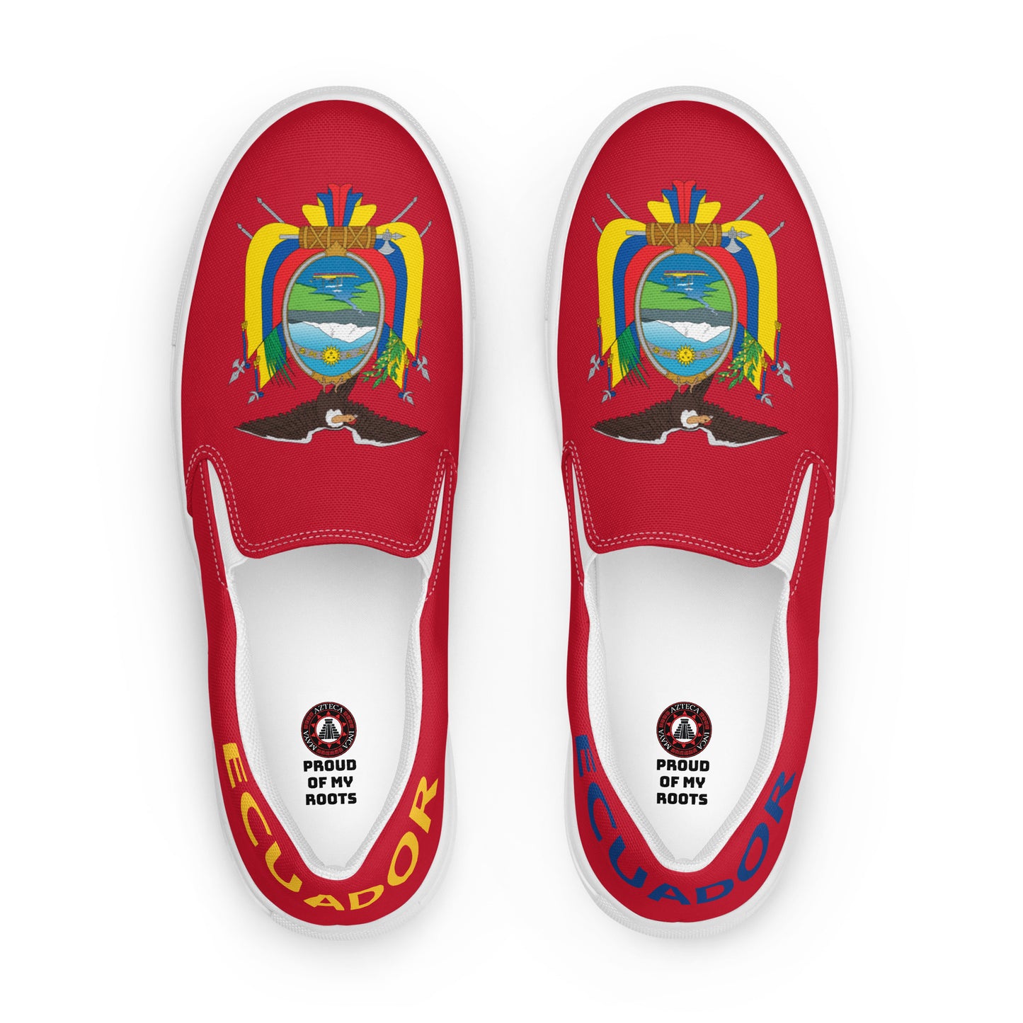 Ecuador - Mujer - Rojo - Zapatos Slip-on