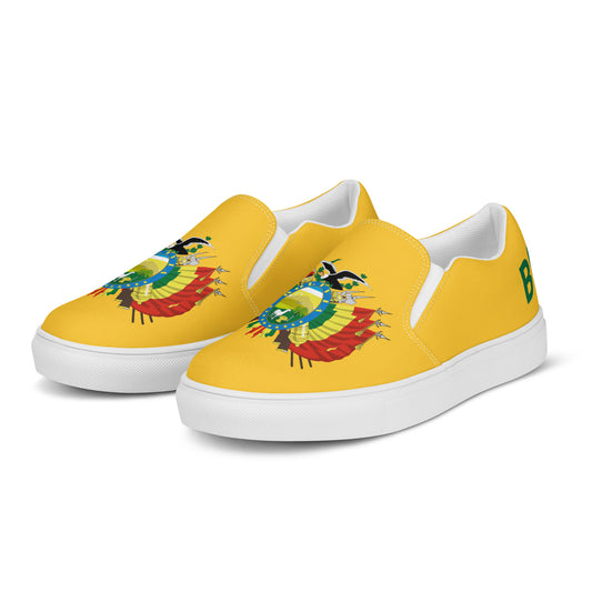 Bolivia - Women - Yellow - Slip-on shoes