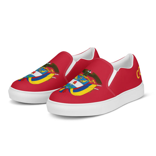 Colombia - Mujer - Rojo - Zapatos Slip-on