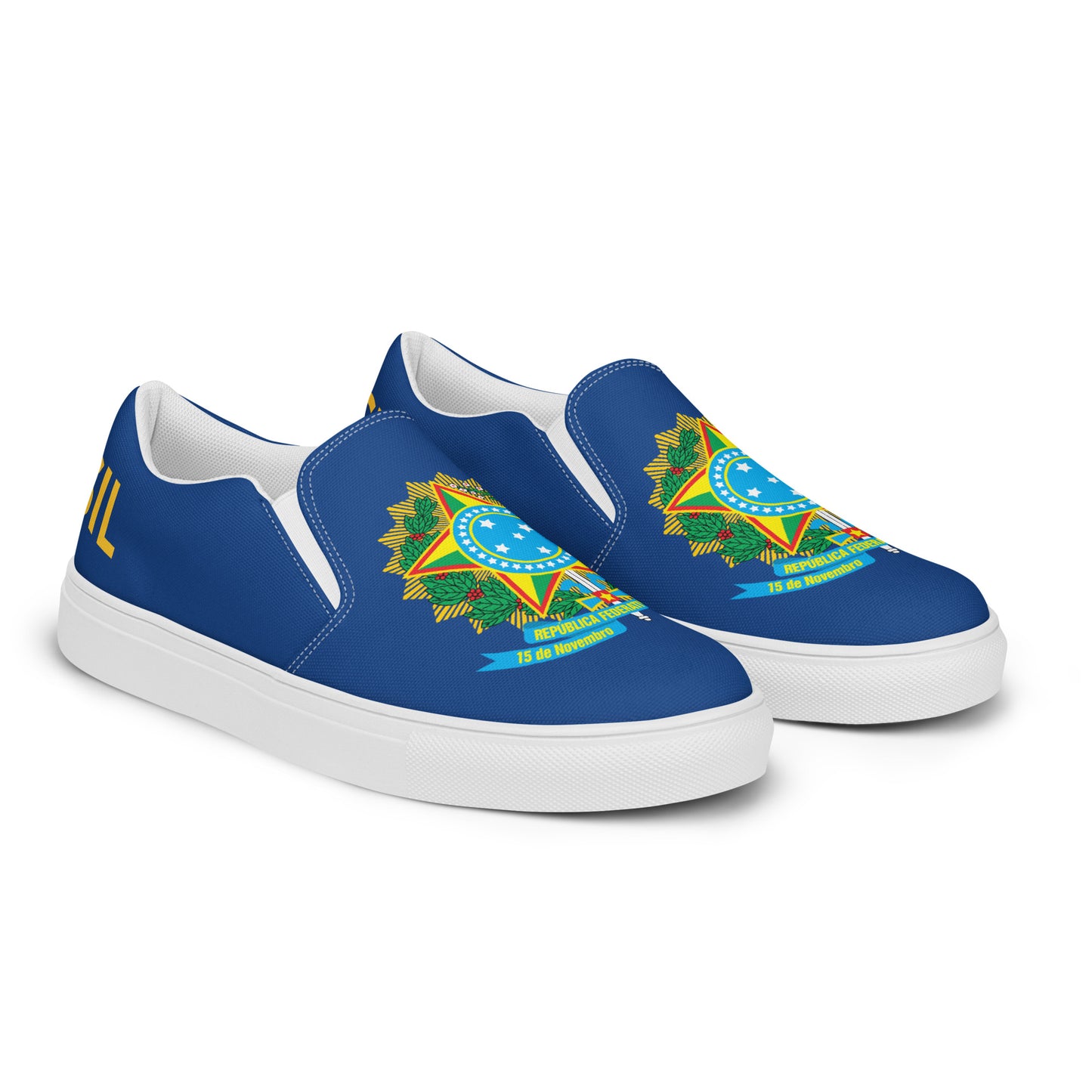 Brasil - Women - Blue - Slip-on shoes